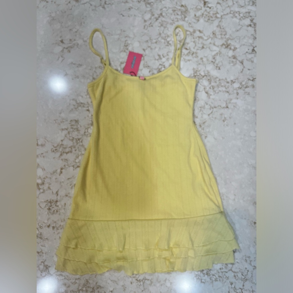 Edikted Butter Yellow Mini Dress